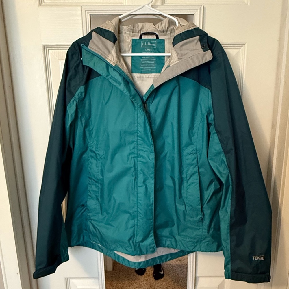 L.L. Bean Teal Jacket/Windbreaker